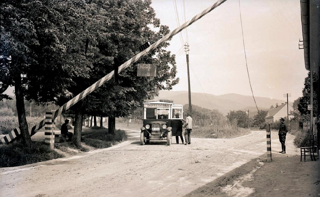 Mitnica na Ksaverskoj cesti, Zagreb 1930. godine (Foto Vladimir Horvat)